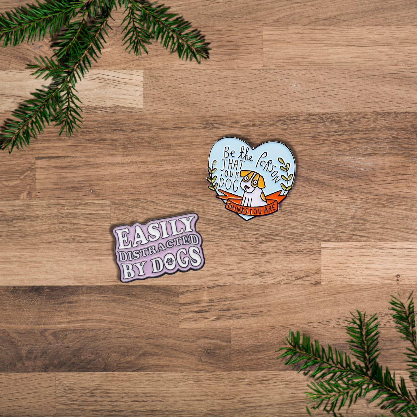 Easily Distracted By Dogs - Pin