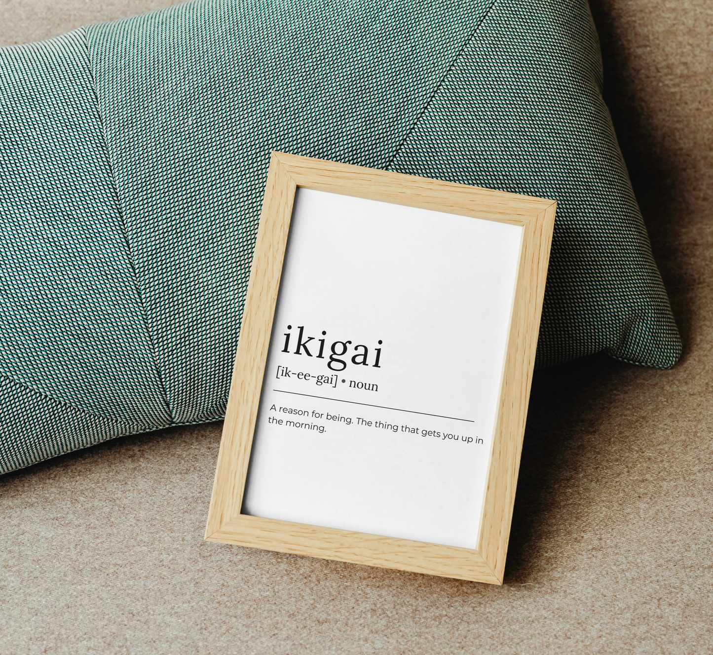 "Ikigai" - Ravenpaws πόστερ με κορνίζα