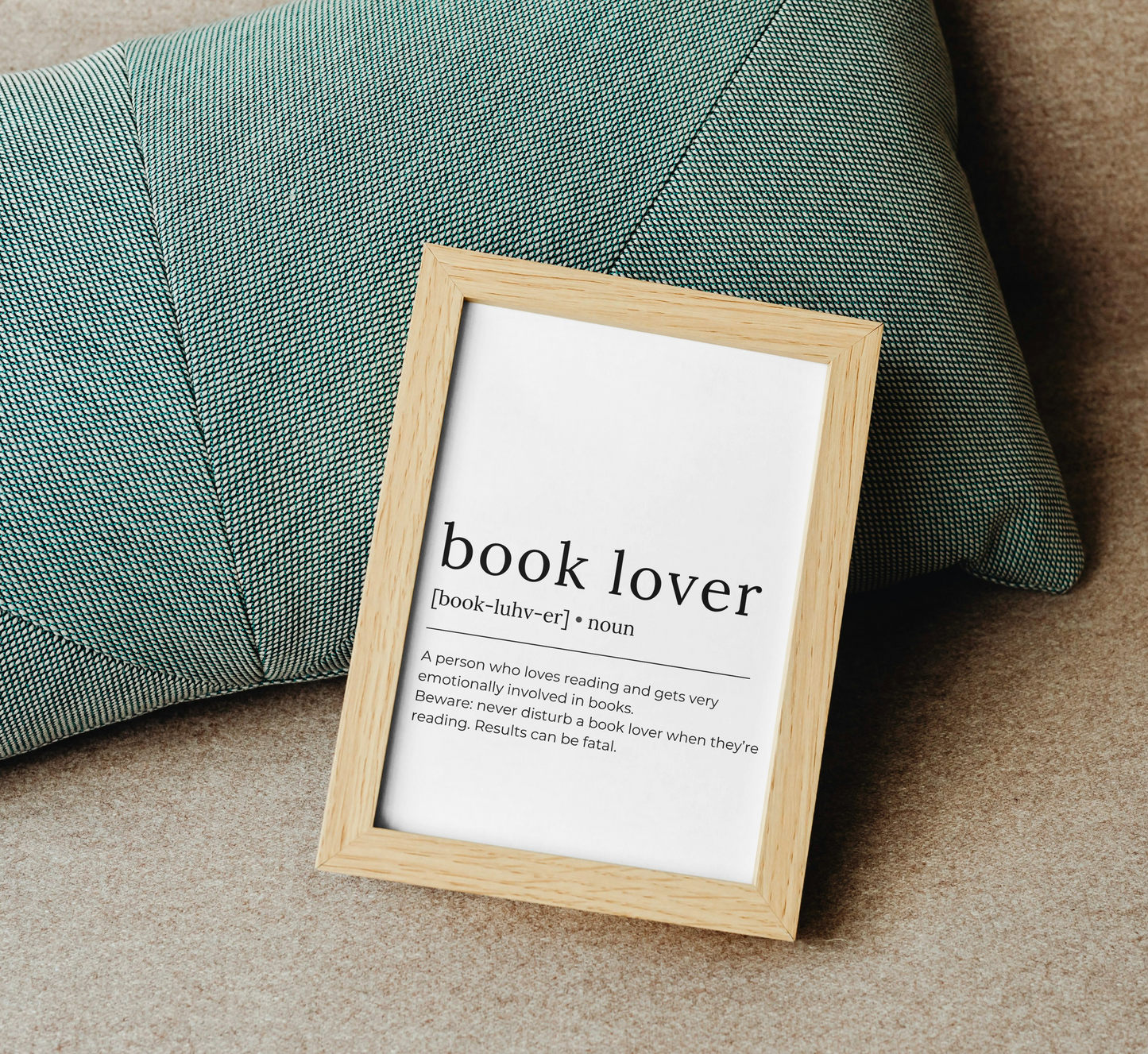 "Book lover" - Ravenpaws πόστερ με κορνίζα