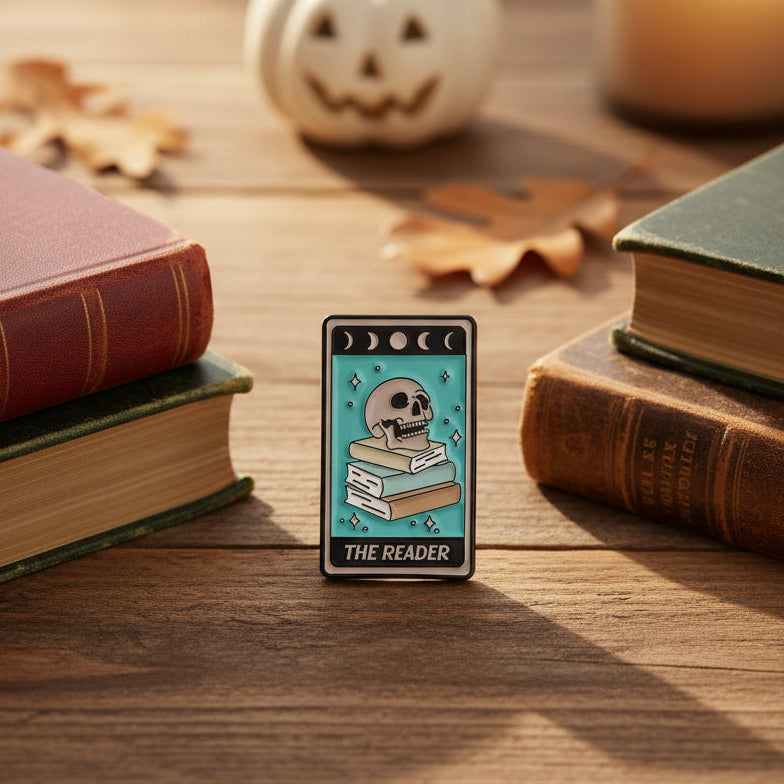 The Reader - Halloween Pin