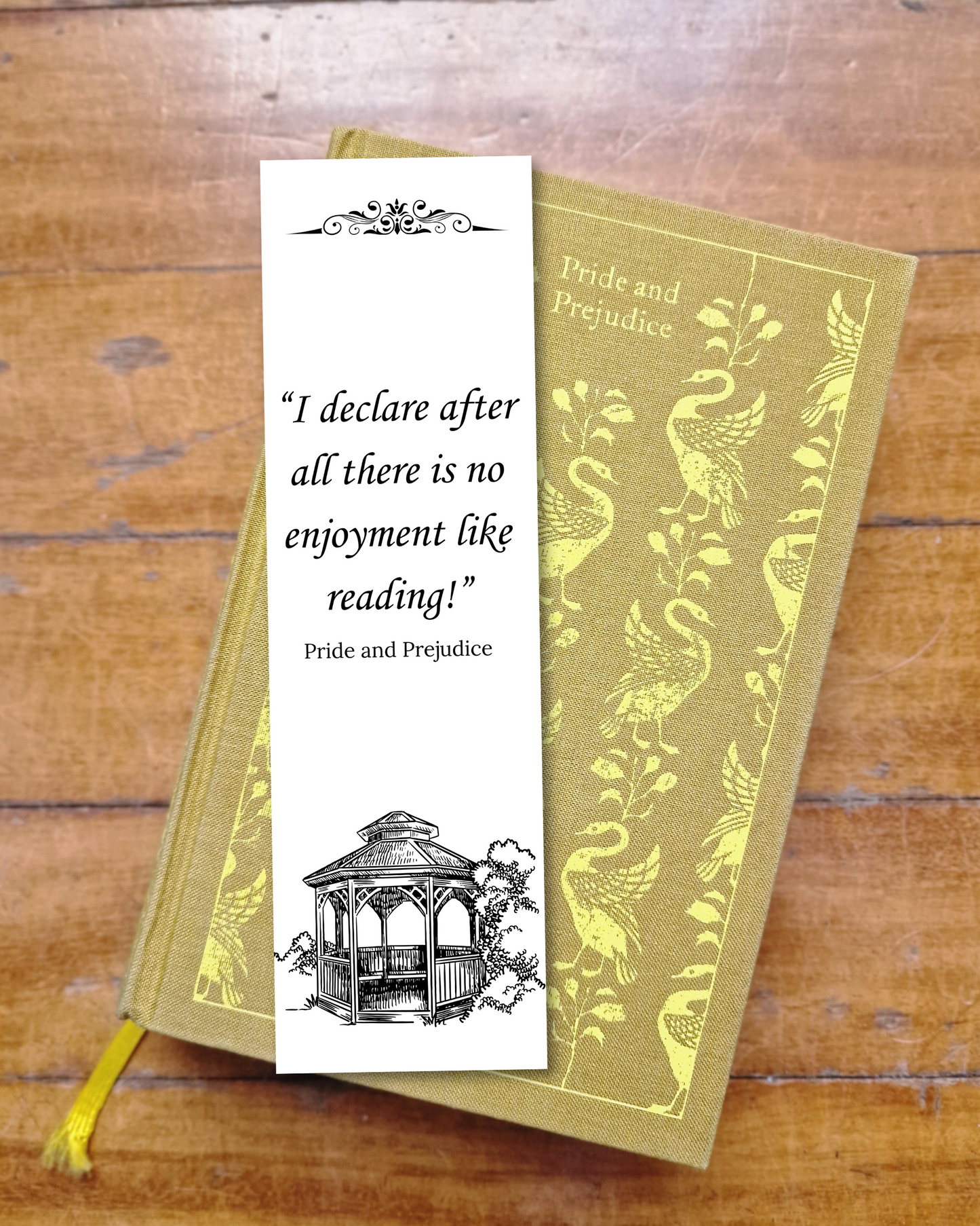 Pride and Prejudice Quote - Bookmark