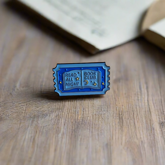 Read All Night Book Club - Pin