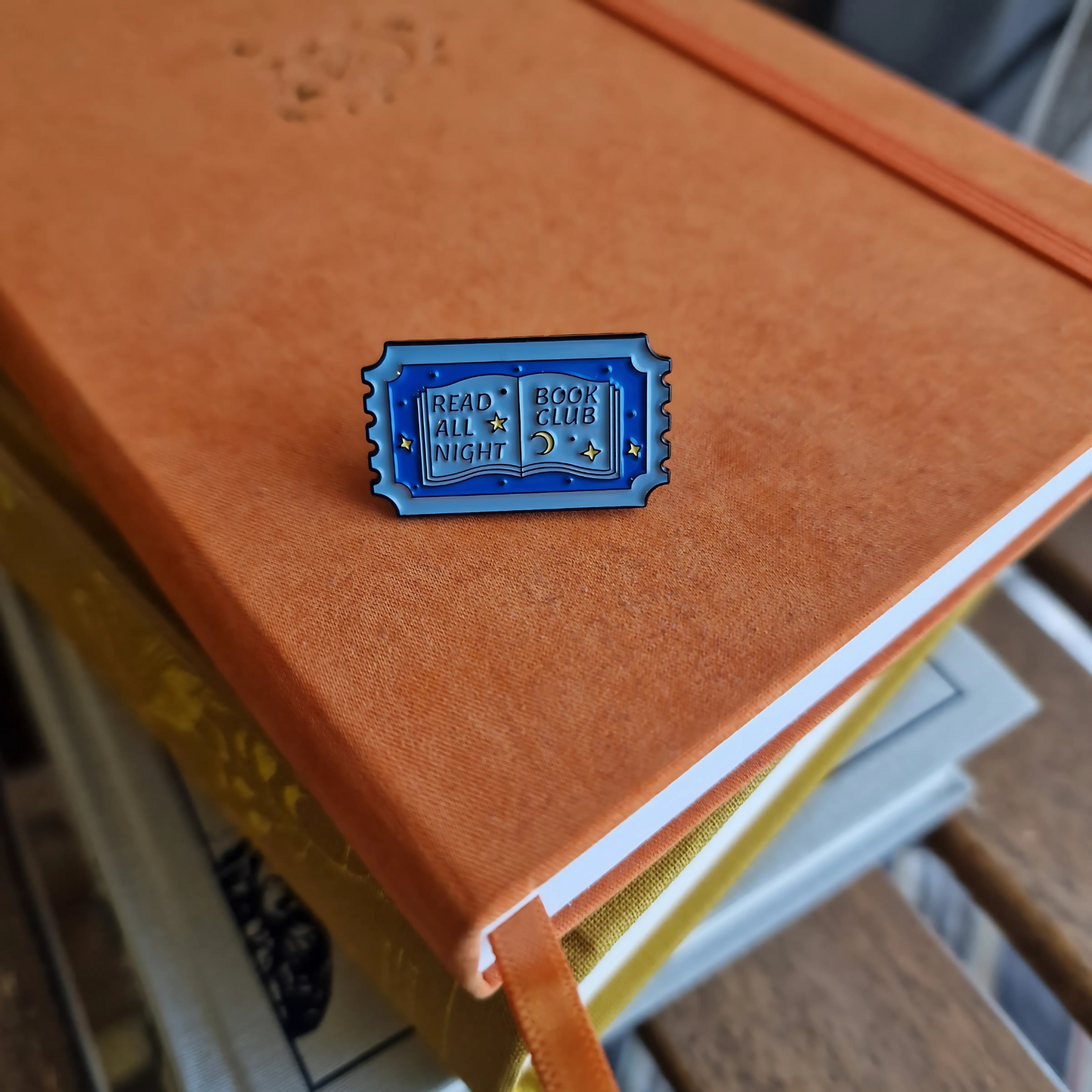 Read All Night Book Club - Pin