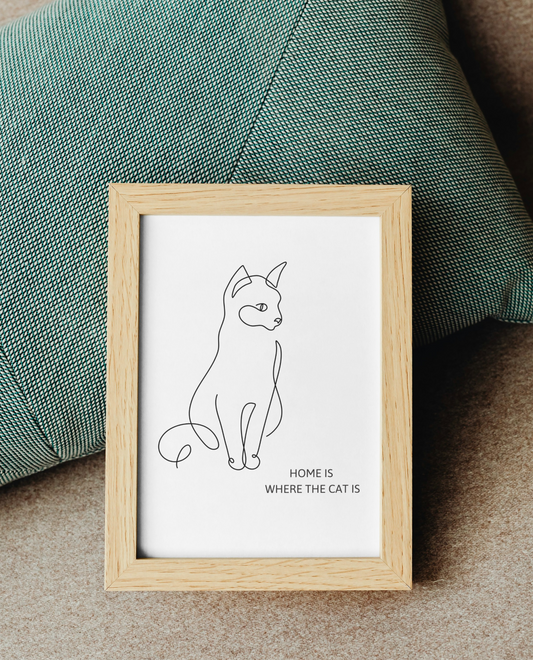 "Home is where the cat is" - Ravenpaws πόστερ με κορνίζα