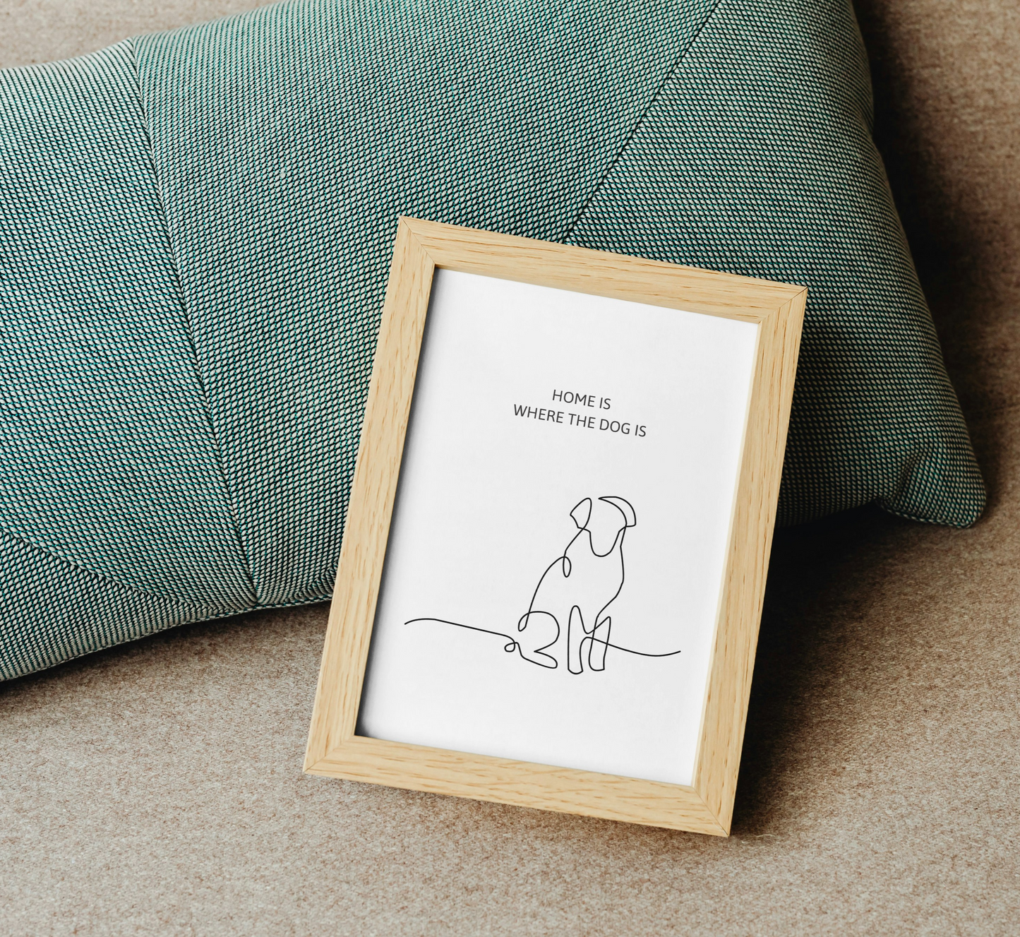 "Home is where the dog is" - Ravenpaws πόστερ με κορνίζα