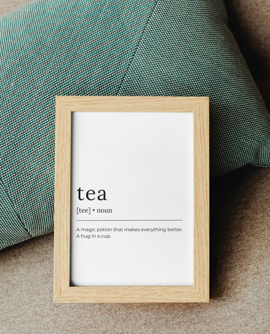"Tea" - Ravenpaws πόστερ με κορνίζα